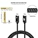 GodSpin USB-C to USB-C Cable (40Gbps) SuperSpeed [Certified] USB4 to USB Type-C, 100W Power (USB 3.1 & 3.2 Compatible) Nylon Braided, Dual 4k or Single 5k @60hz Display (1.6ft/40Gbps)