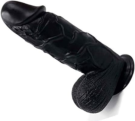 Huge Dild-o with Suction Cup, Realistic Dild-o-Giant of 26cm with a Length of 19.5 cm Insertable, S-ex to-Ys for Women,Black