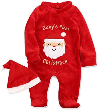 Von kilizo Baby Christmas Outfit My First Christmas Baby Girl Boy
