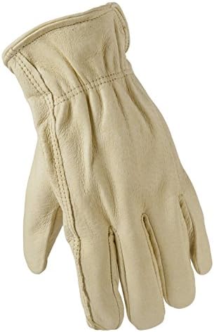 True Grip 9332 Premium Pigskin Leather Work Gloves, Medium