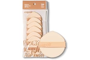 Espoir Be Glow New Class Air Puff 7ea | Flawless Face Makeup Fast and Easily | Makeup Sponge Applicator Air Cushion Powder Puff for Liquid Foundation, Cream, Powder, Concealer | Korean Base Makeup