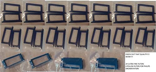 1 Year Supply Insurance Covered 24 Ultra FINE 4 Pollen CPAP Filters for Philips DREAMSTATION