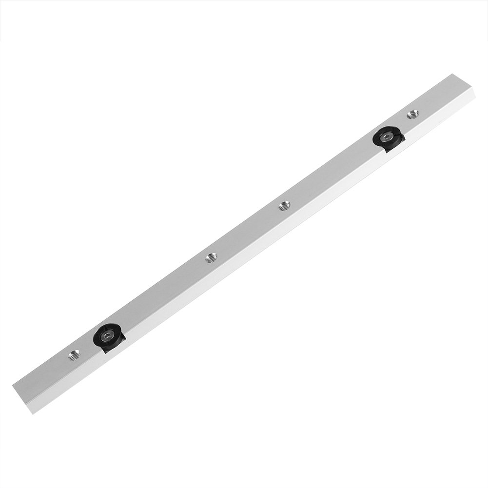Miter Bar, Aluminium Alloy Miter Bar Slider, T-Tracks T-Slot Jig Fixture for Table Saw Gauge Rod, Woodworking Tool (300mm / 11.81'')