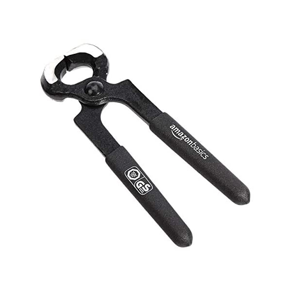 Amazon Basics Zimmermannszange aus Chrom-Vanadium-Stahl zum Drahtschneiden und Nagelziehen, 150 mm – Bild 3