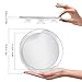Netzu 15X Magnifying Suction Cups Mirror, Portable Makeup Mirror with Acrylic Frame for Tweezing, Blackhead, Blemish Removal, Easy Mounting for Bathroom (4.8-Inch Viewing Area)