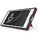 Xperia XA1 Case, CoverON Shadow Armor Series Modern Style Slim Hard Hybrid Phone Cover with Kickstand Case for Sony Xperia XA1 - Red