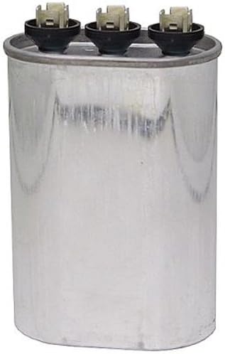 CD60+7.5x370 - Supco OEM Replacement Oval Dual Run Capacitor 60 + 7.5 MFD 370 440 Volt