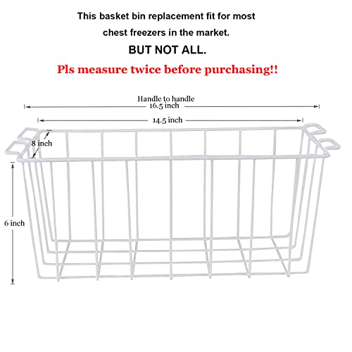 Orgneas Chest Freezer Organizer Bins Deep Freezer Basket Storage Rack