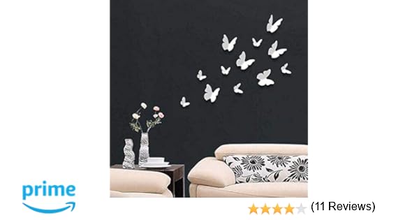 Walplus - Adhesivos 3D Decorativos de Pared (12 Unidades), diseño ...