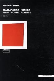 Cadavres noirs sur fond rouge