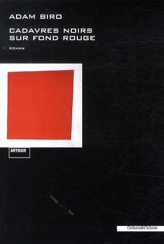 Cadavres noirs sur fond rouge