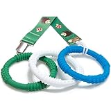 Silicone Teether Ring 3 Pack - Baby Teething Toys for Natural Pain Relief - 100% Safe and BPA Free