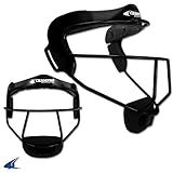 The Grill Defensive Fielder's Facemask for Softball in 5 Colors & Two Sizes (Black, Youth - 6 ¼ - 6 ¾)
