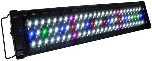 24-30 Inch 78 Energy Saving LED Bulb Count Colorful Full Spectrum LED Aquarium Light Fixture with Extendable Brackets