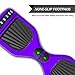 NHT Electric Smart Self Balancing Scooter Hoverboard LED Wheels Side Lights- UL2272 Certified (Chrome-Purple)