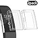 Ultra Slim Soft Full Cover Case for Fitbit Charge 2, Crystal,Opretty TPU Protective Cases Frame Shockproof Cover Shell Accessories for Fitbit Charge 2 Smart Watch (Clear 2Pcs) primary