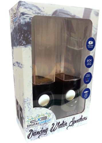 DE Dancing Water Speakers, Black