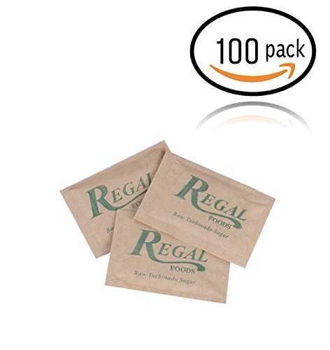 Regal Foods 2.8 Gram Raw Turbinado Sugar (100pc)