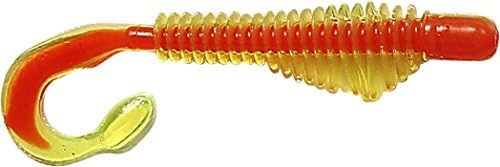 Custom Jigs And Spins 4" Moxi Chart/Ornge Core 8Pk Fishing-Equipment