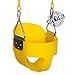 ANCHEER 3-in-1 Toddler Swing Seat Infants to Teens, Detachable Outdoor Toddlers Children Hanging Seat (Yellow Swing)