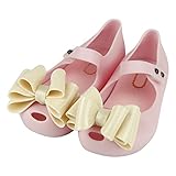 iFANS Girls Triple Bow Sweet Princess Mary Jane Flats For Toddler/Little Kid