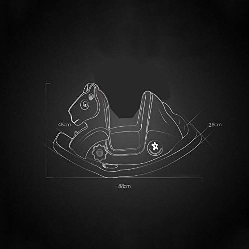 image for Ybriefbag-Toys Rocking Horse Ride On Kid Ride On Toy for Girl& Boy Inf