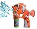 Cartoon Fish Bubble Gun- Led Clownfish Bubble Blaster (Assorted Colors)