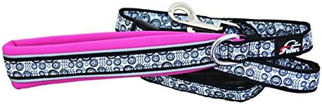 FinNero Pet Products, Finland – OCEAN SPORT Adjustable Dog Leash with Soft Neoprene Handle (110 cm to 185 cm (43" - 73"), Fuchsia)
