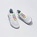 HICKIES 1.0 Elastic One Size Fits All No Tie Shoelaces - Neon Rainbow Multicolor (14 Laces, Works in all shoes)