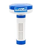 AquaAce Floating Spa Hot Tub Dispenser for 1 Inch Bromine or Chlorine Tablets, Premium Adjustable Chemical Floater, 13 Settings for Maximum Flow Control
