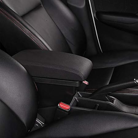 Amazon Xhuliwq アームレストボックスユニバーサルカーセントラルアームレストストレージボックスカップホルダー灰皿改造アクセサリー Ford Focus 2 Mk2 05 11 外付コンソールボックス 車 バイク