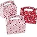 Fun Express Mini Valentines Day Treat Boxes - Bulk Set of 24 - Valentine's Day Party Supplies