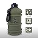 Aqua Jug Big Water Bottle, Dishwasher Safe BPA Free Drinking Water, Force Green 2.2L, Great for Gym Fitness Workout Sports Hiking and More