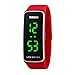 Watch Unisex Digital Watch Waterproof Sport Wristwatch for Boys Girls Men Women (red)