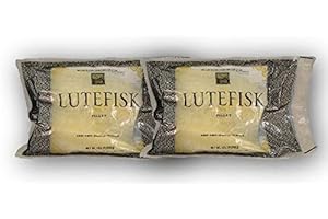 NORSLAND LEFSE Lutefisk Fillet Two Pack | 1.75 pounds each