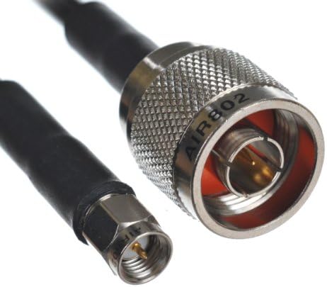 AIR802 CA240 Antenna Cable, N Plug-Male to SMA Plug-Male, 15 Feet (4.5 meters)