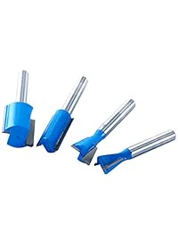 Juego de brocas de carburo de tungsteno de 8 milillake 35 piezas, vástago de 1 4" para carpintería