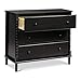 Davinci Jenny Lind Spindle 3-Drawer Dresser in Ebony