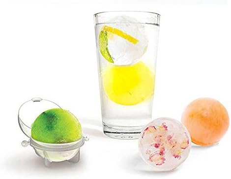 Bango Set of 4 Pieces DIY Mini Ice Ball Makers Mold, 6*5.5cm/4*4.5cm Food-grade Pp Material Ice Pop Mold/ice Mold Tray (6*5.5cm)