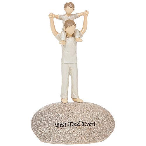 Angels Best Dad Ever Sentimental Pebble Gift