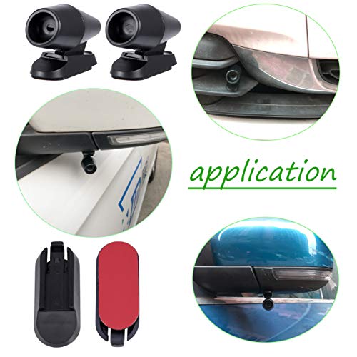 BingSnow 8 Pack Deer Whistles, Deer Whistles Use for Car Vehicles SUV Truck Motorcycle ATV with 8 Pack Extra Bases (Carry Product Instruction)
