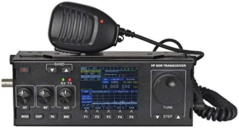 RS-978 SSB HF SDR HAM Transceiver with Inner 3800mAh Battery, 15W SDR Mobile Radio, HF Radio