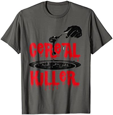 Pun Joke T-Shirt - Cereal Serial Killer Tshirt - Breakfast T