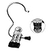 Htianc 12PCS Hanging Clips Stainless Steel Laundry Hooks Single Clip Hanger for Travel Home Clothing, Belt, Glove, Shoe Garment