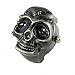 Youyoupifa Cool Design Skull Case Flip Quartz Ring Watch (Black)