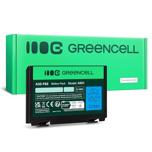 Green Cell Laptop Battery Asus A32-F82 A32-F52 for Asus K50 K50C K50I K50IJ K50IN K70 K70I K70IJ K70IO K40 K40IJ K50AB K50AE K50AF K50ID K50IE K50IL 5050IP 502 K51 K51AC K70A K70IC X5DC X5DIJ X5DIN