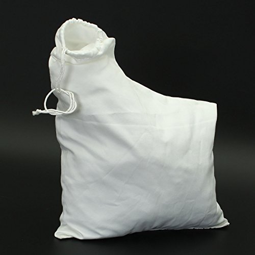 Essort Dust Bag, Polyester White Replacement Spare Leaf Blower Bag, Leaf Shredder bag, Blower Vac Handheld Bag, Polyester White Sack, Mitre Saws bag 11x44x35cm