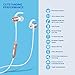 KLOKOL Bluetooth Headphones Neckband V5.0 Wireless Headset Sport Earbuds w/Mic Cordless Noise Canceling Earphones 10Hrs Playtime for Gym Running Compatible with iPhone Samsung Android (Red)
