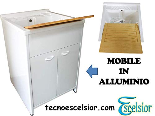 Mueble Lavadero De Aluminio En Diferentes Tamanos 83 Cm De Altura