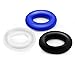 L’aise Vie Soft Stretchy Donut Cock Rings Waterproof Silicone Ring Relax- Assorted Same Size Different Color Toys, 6 Cock Rings